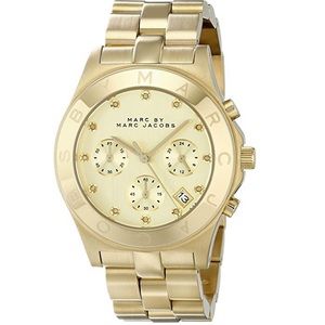 Marc by Marc Jacobs Women Gold Chronographic Watch